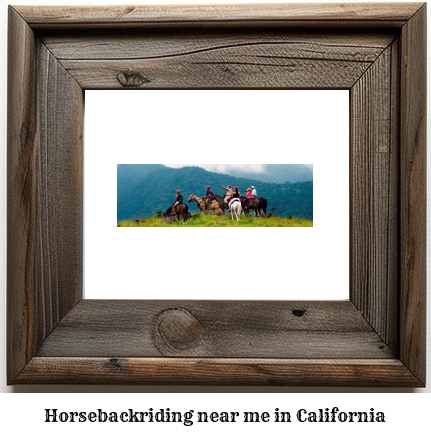 horseback riding California